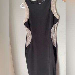 City Studio black dress with rhinestones